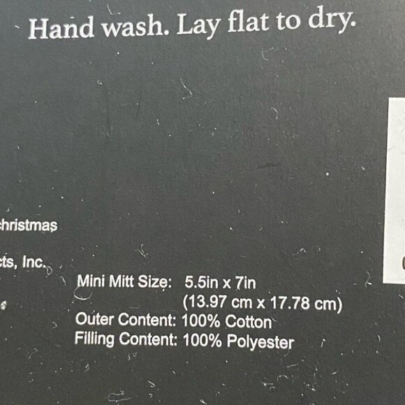 Disney NWT Kitchen Nightmare Before Christmas Jack & Sally Mini Oven Mitts 7x5.5 - Picture 8 of 10